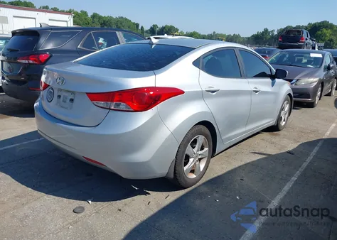 2013 Hyundai Elantra Gls из США, поврежденный, VIN 5NPDH4AE6DH254767